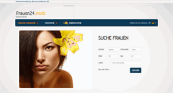 Desktop Screenshot of frauen24.mobi